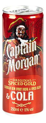 Captain Morgan Cola 5°c