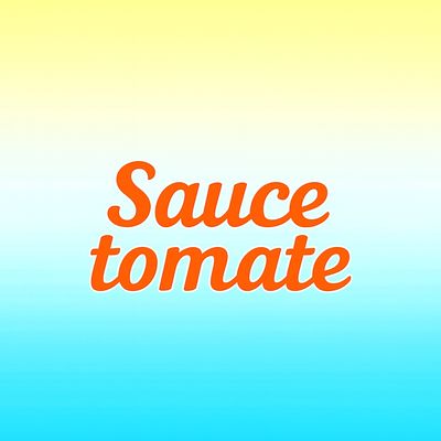 Sauce Tomate