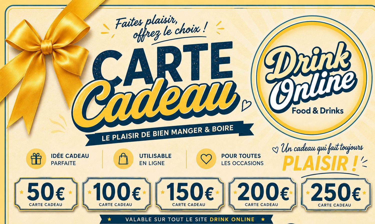 Carte Cadeau Drink Online