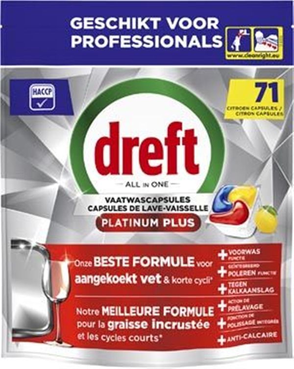 Dreft Tabs 71D Platinum + Lemon