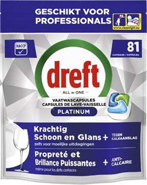Dreft Tabs 81D Platinum Regular