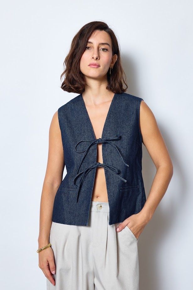 Yara gilet jeans