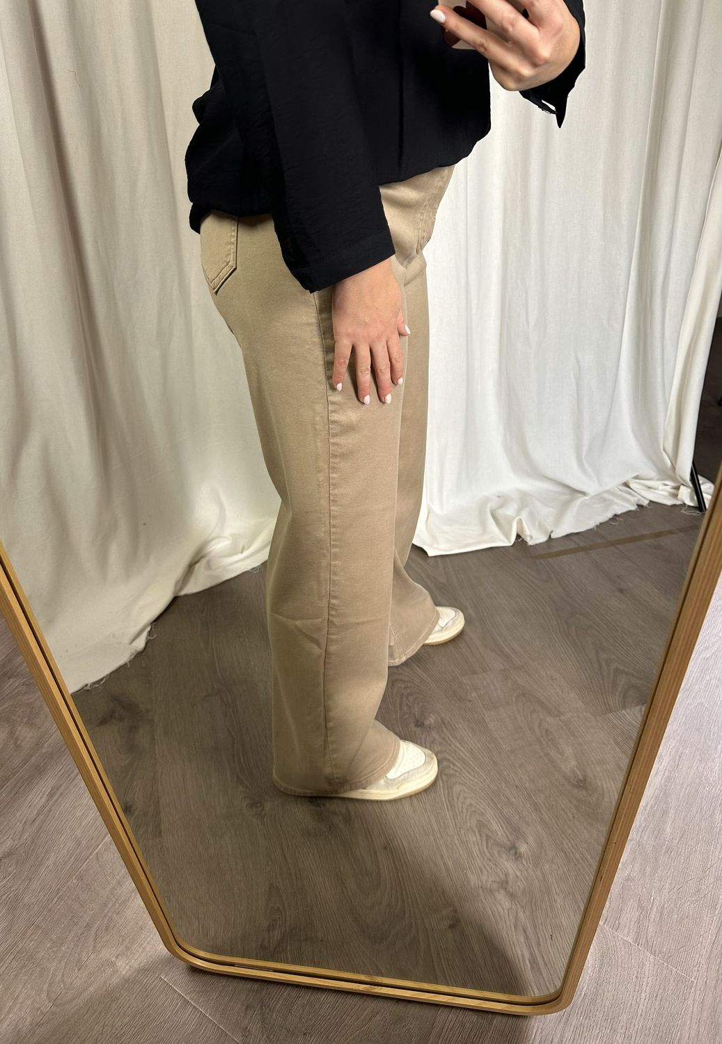 Rosa jeans taupe
