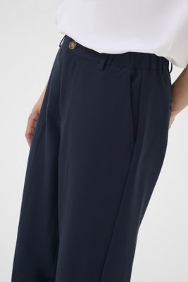 Heather cropped pants marine