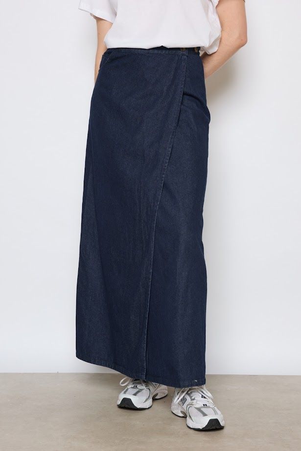 Tessa wikkelrok jeans