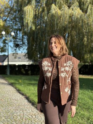 Colette gilet choco