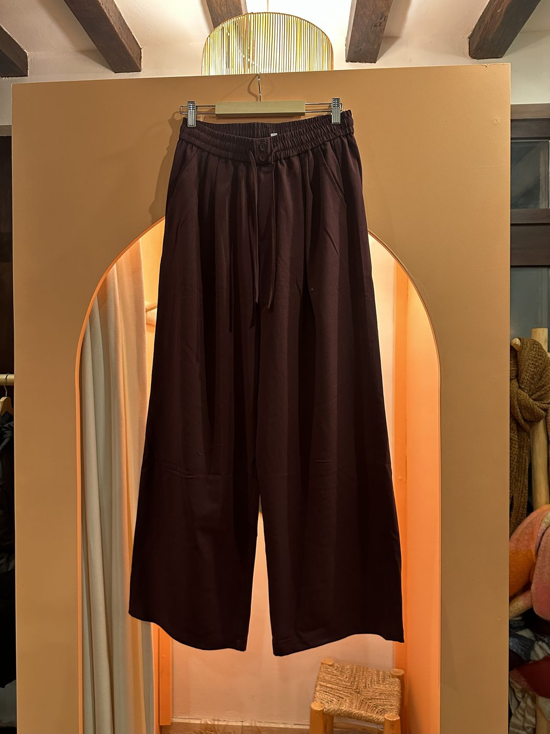 Fia broek burgundy