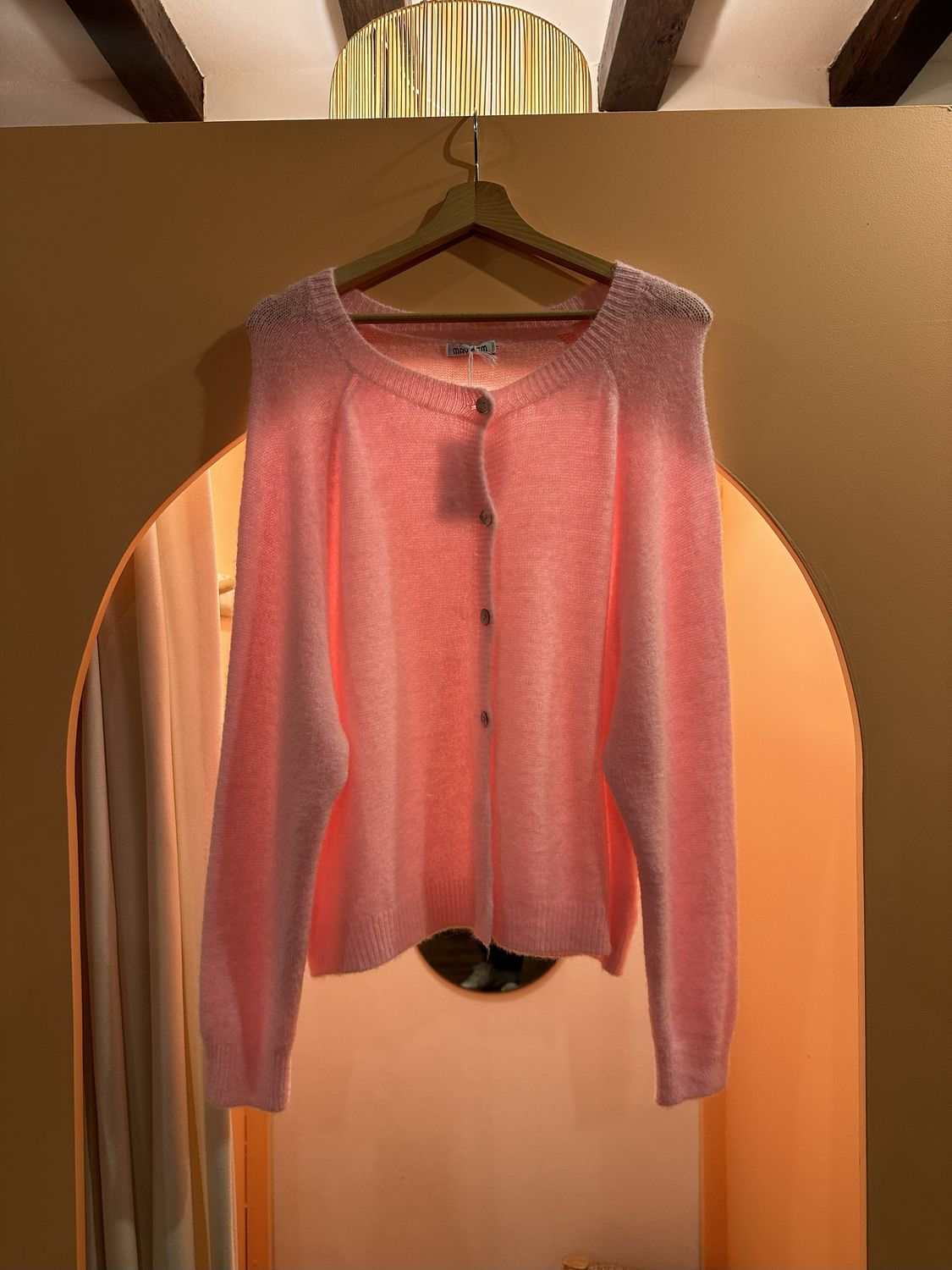 Mandy gilet roze