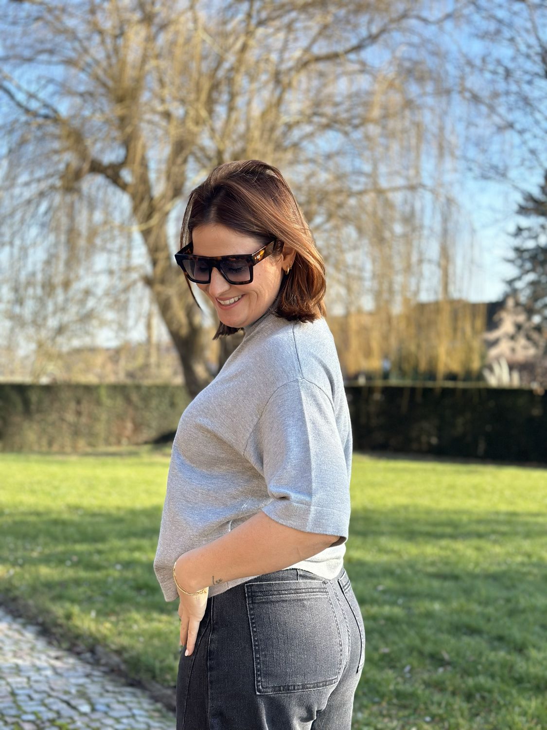 Lizza turtleneck grey