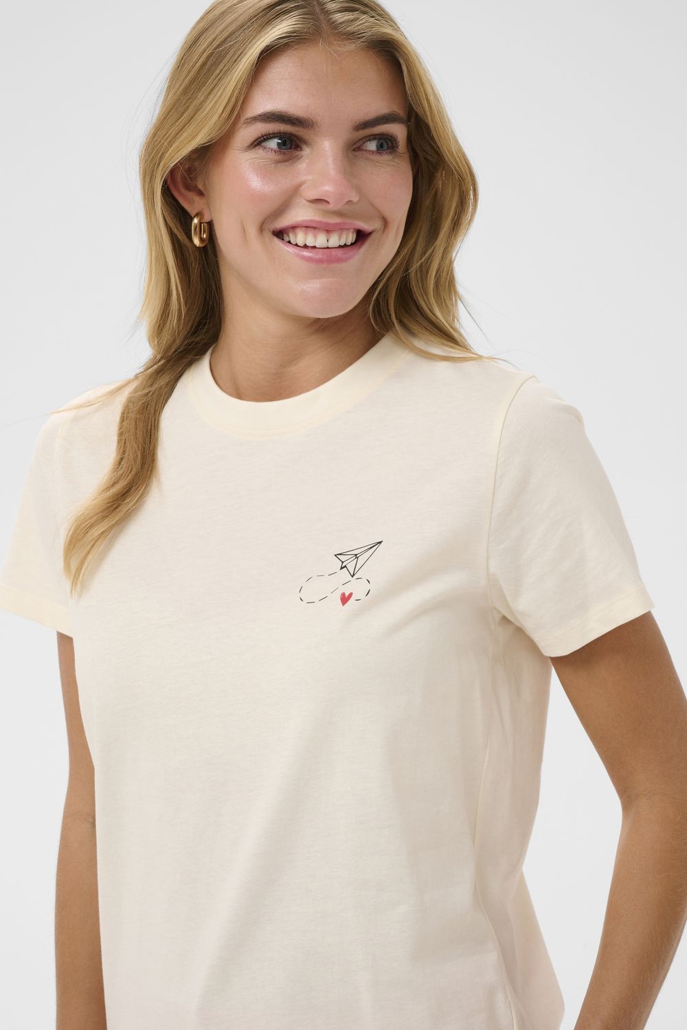 Patrine t-shirt vanille