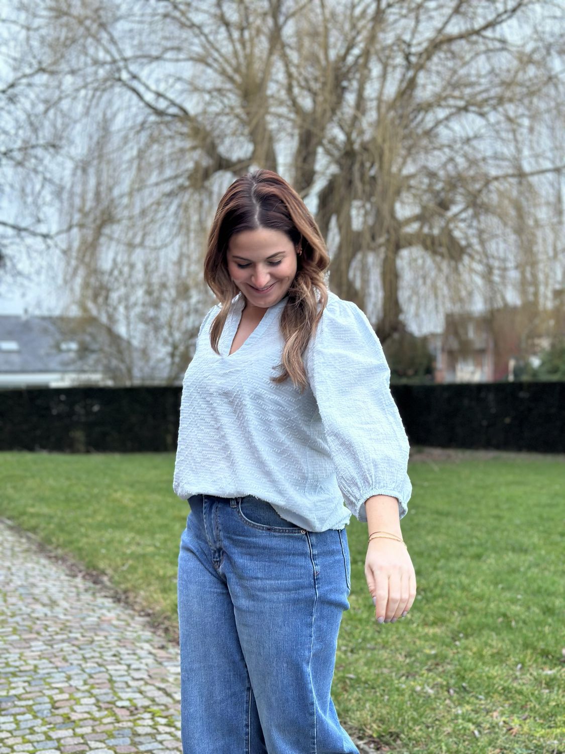 Penelope blouse blauw