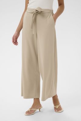 Phoebe cropped pants beige