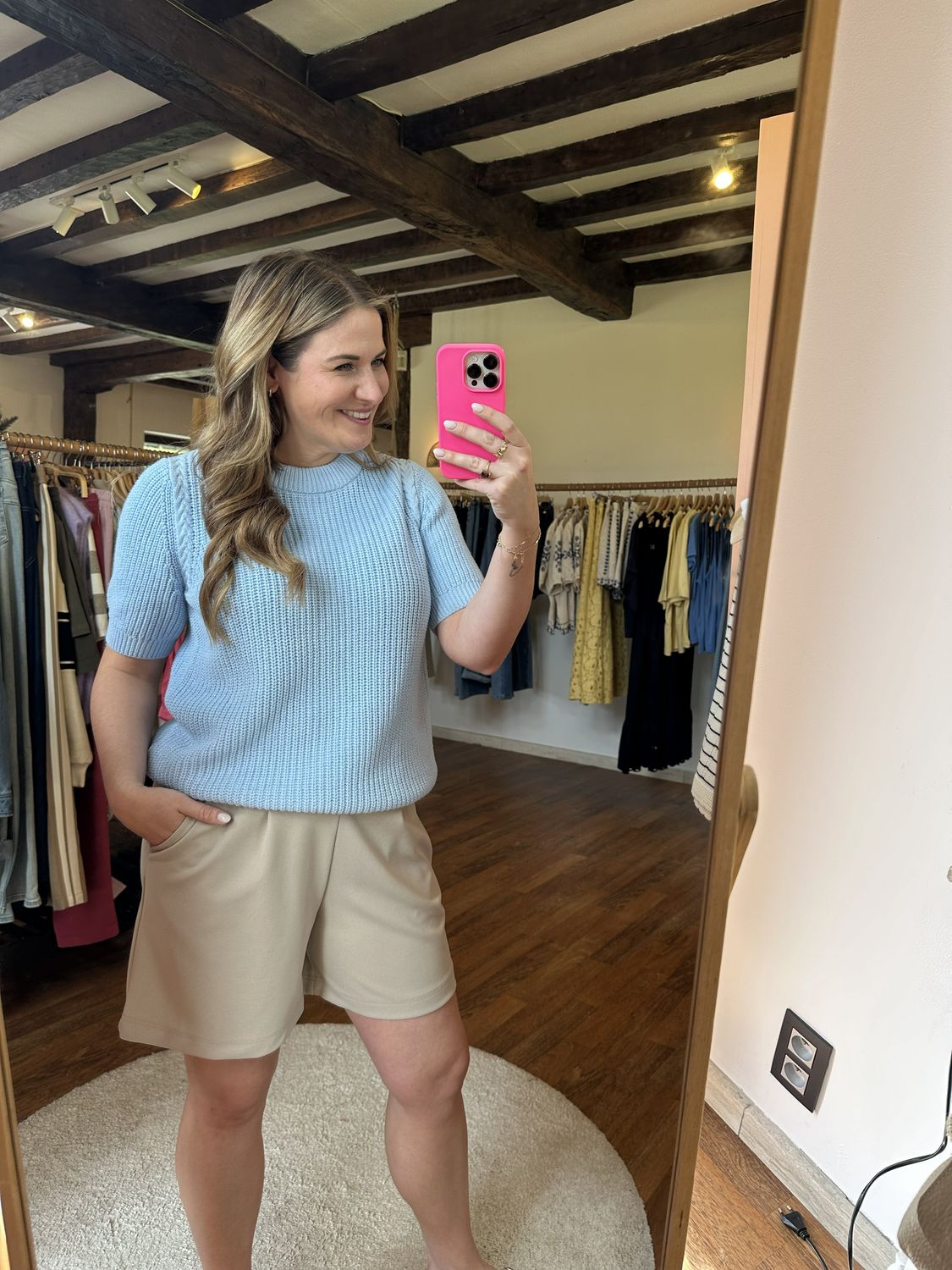 Pilia pullover blauw