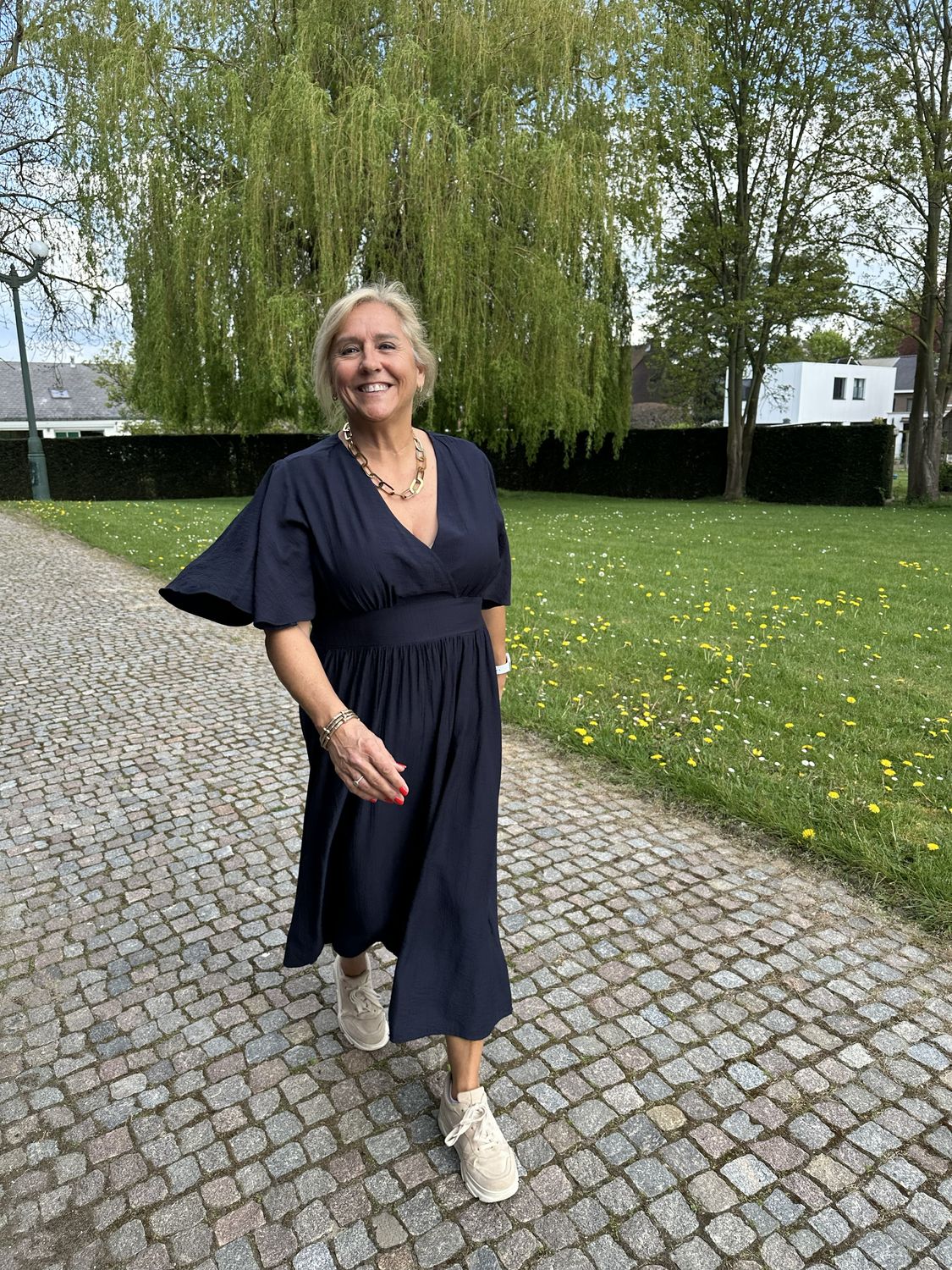 Sirena kleed blauw