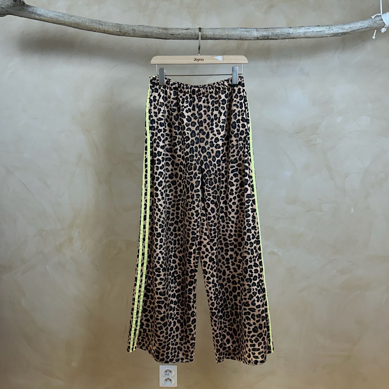 Leopard broek geel