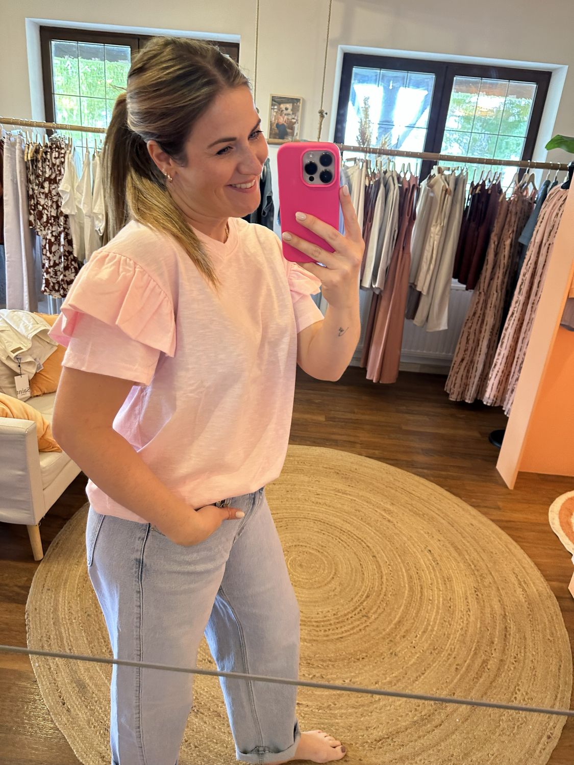 Erin t-shirt roze