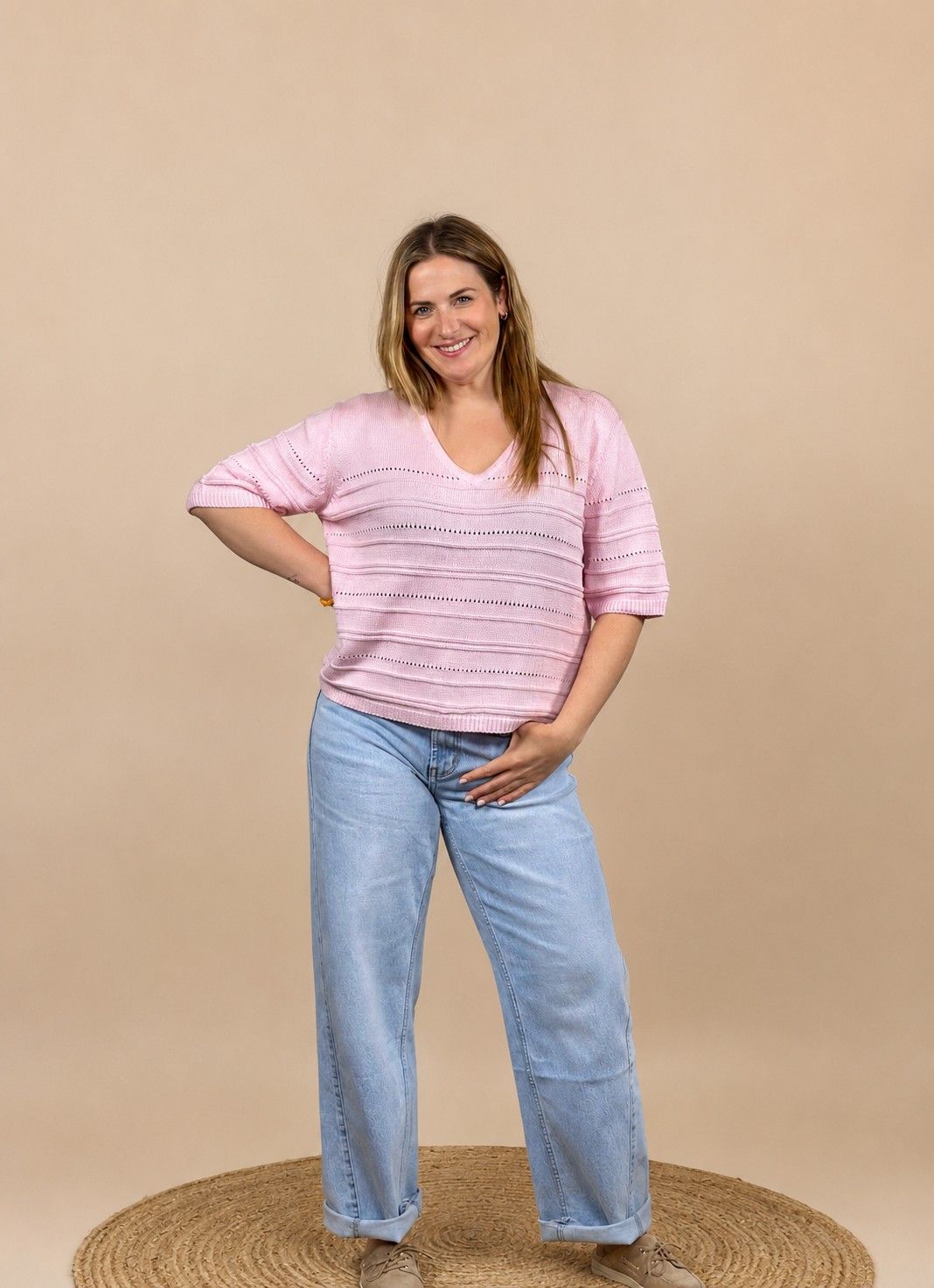 Mellie pull roze