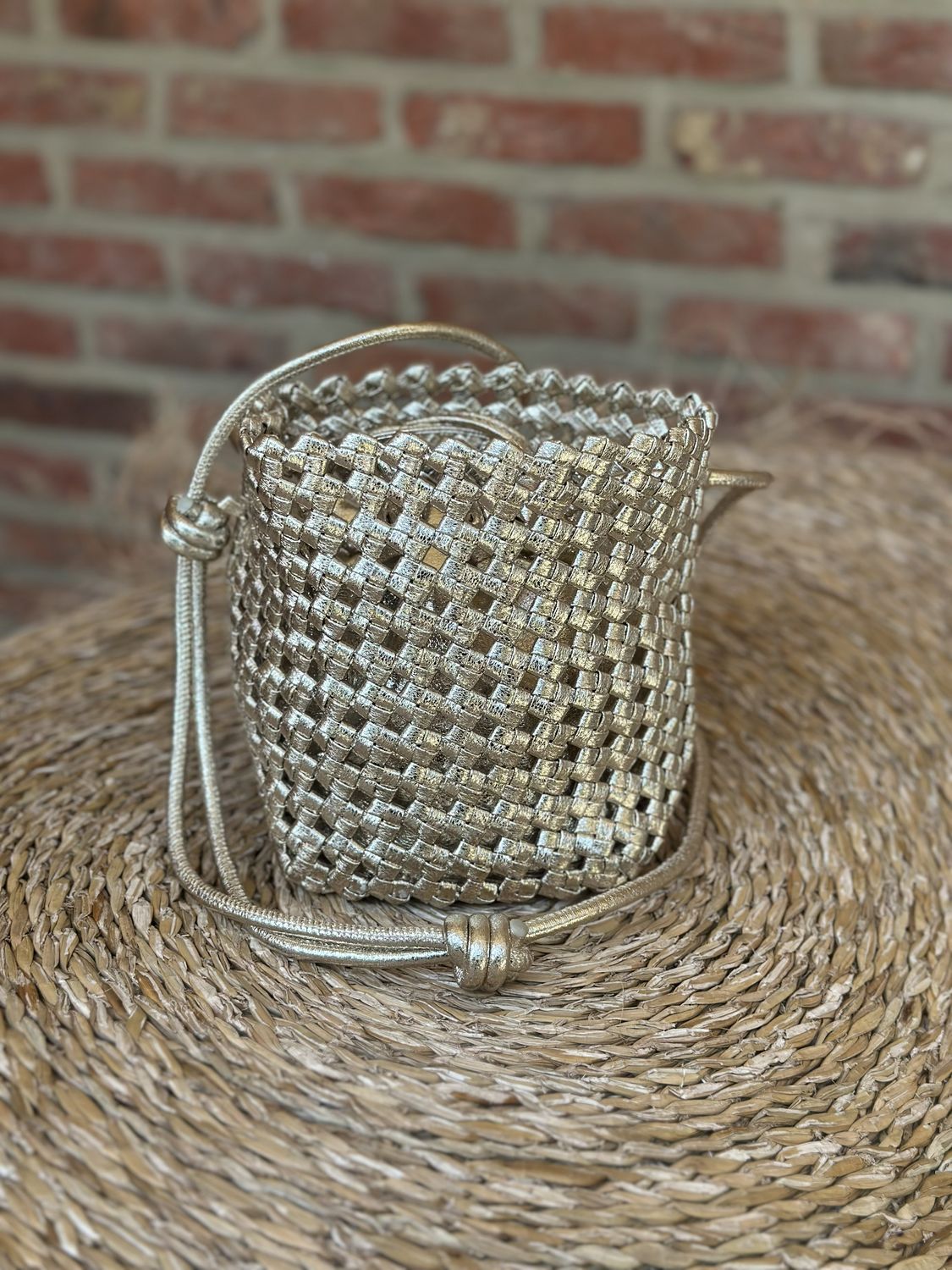 Monaco mini tas goud