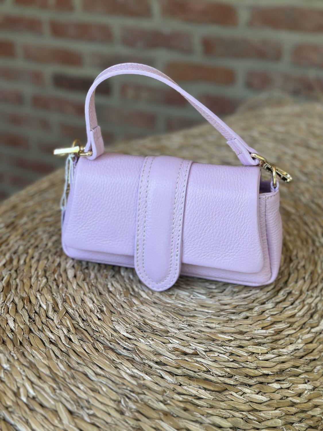 Lou handtas roze