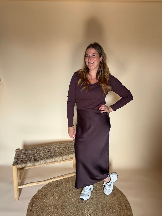 Lotte skirt burgundy