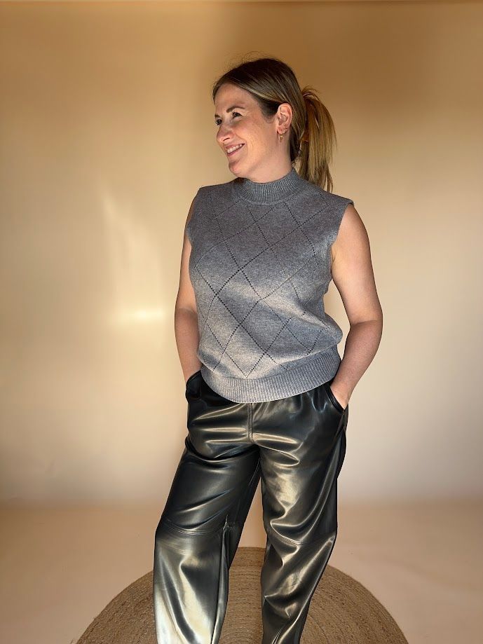 Theresa debardeur grijs
