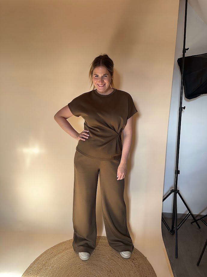 Theo blouse dark earth