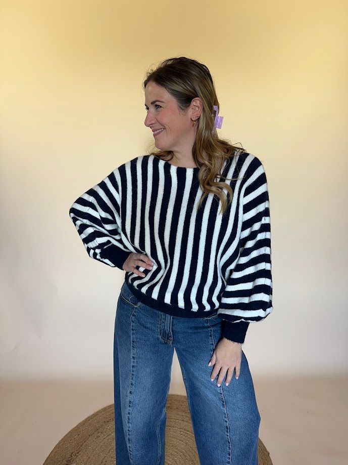Liv striped pullover