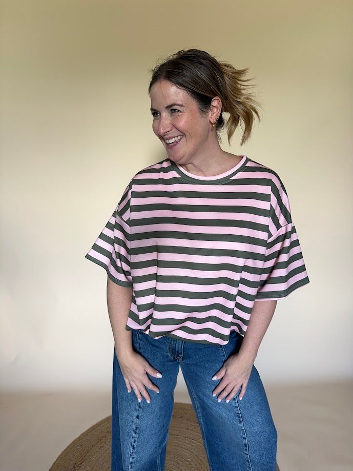 Mila stripe tee
