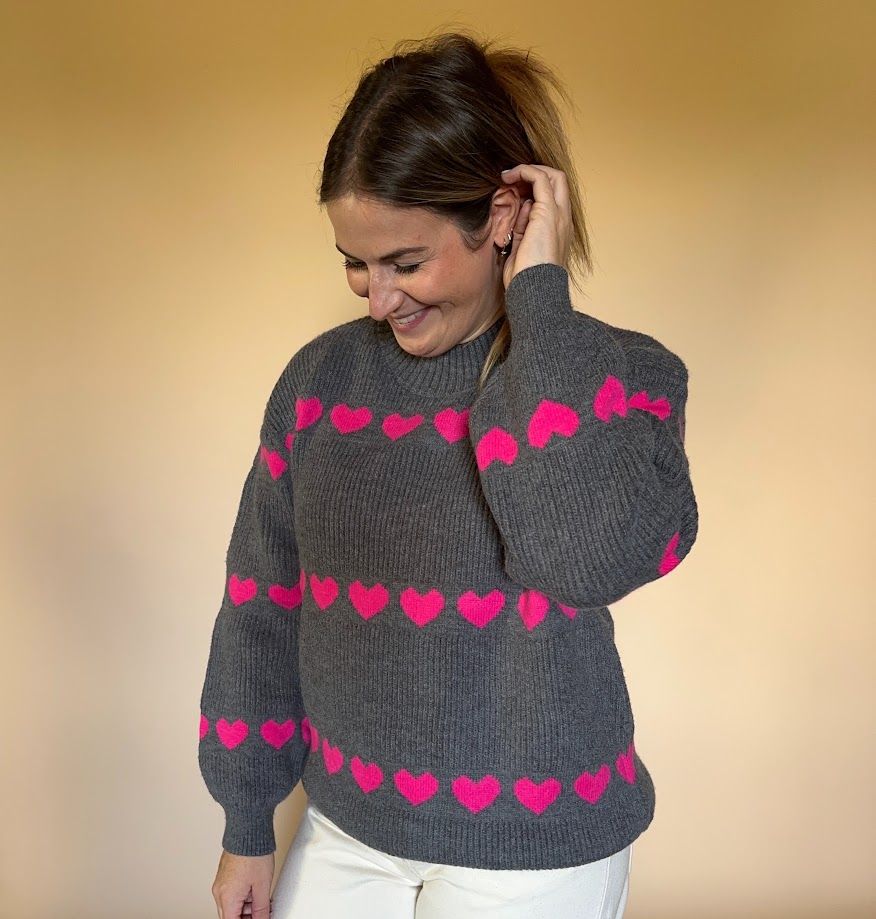 Aurelie heart sweater