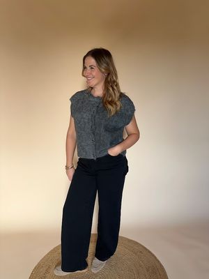 Black heart balloon jeans
