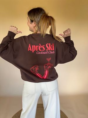 Aprés ski sweater choco