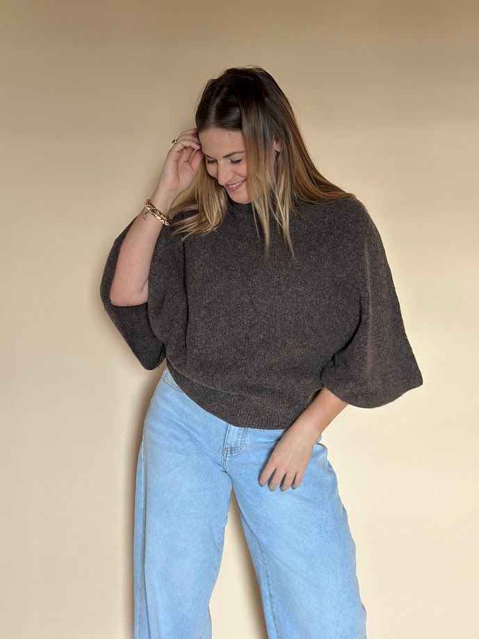 Bean flare pullover