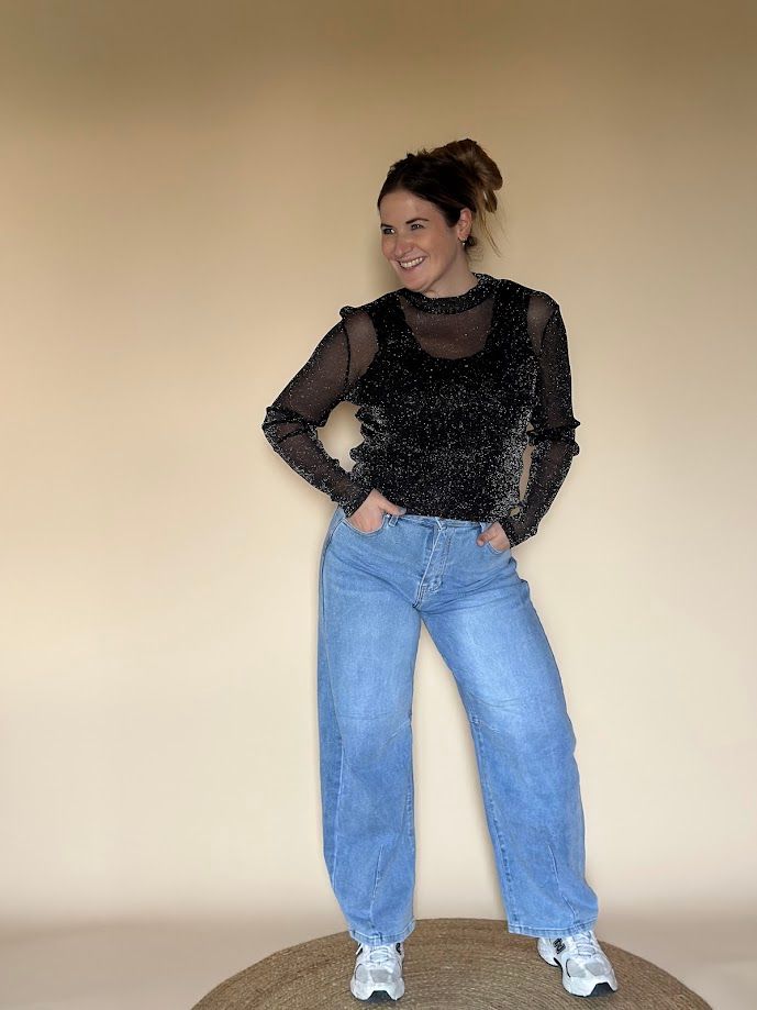 Delila glitter longsleeve