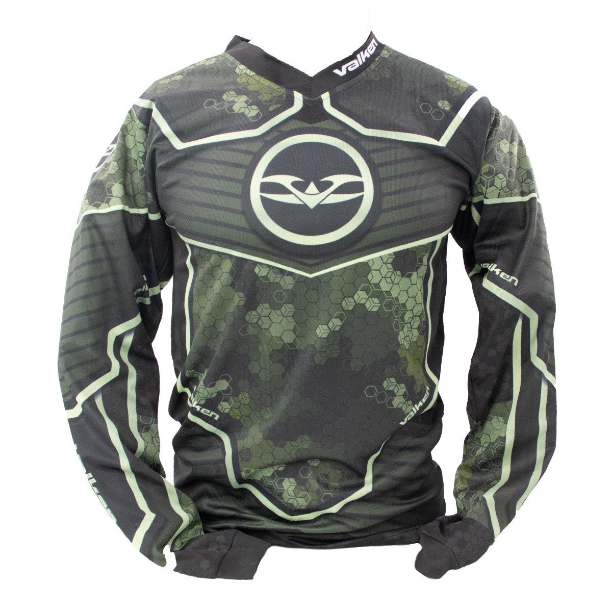 Valken Jersey Fate GFX Olive Camo