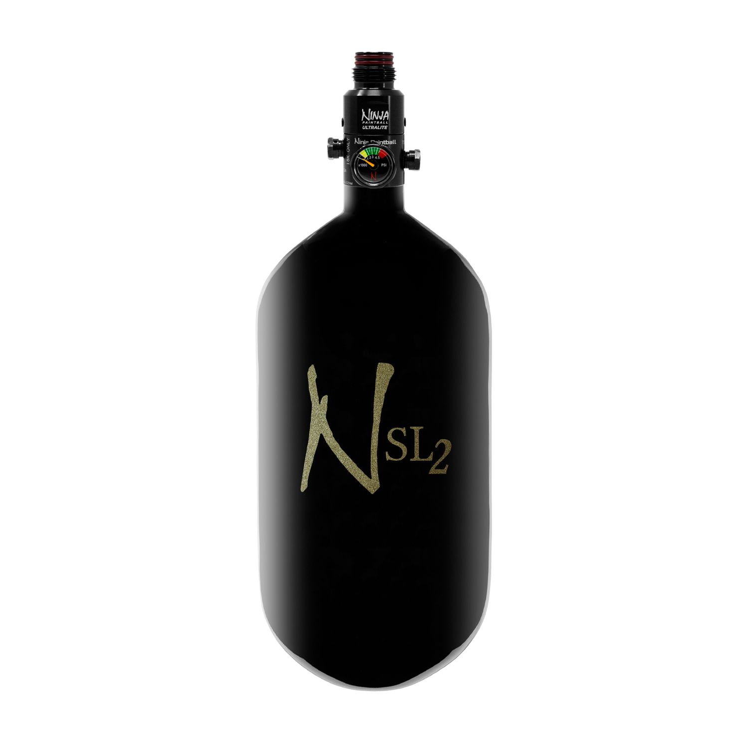 Ninja 77ci 4500psi Nitro Tank SL2 Super Lite (Gold Logo w/ Ultra Lite Reg)