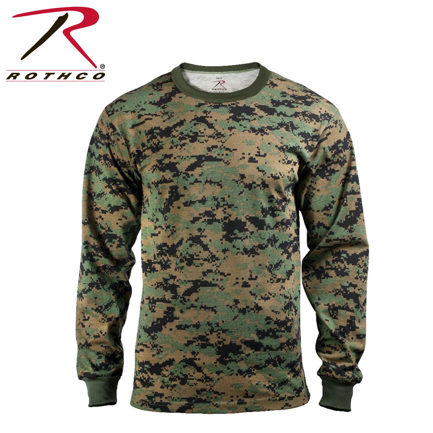 Long Sleeve T-Shirt Digital Woodland