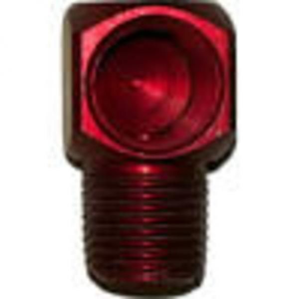 90 degree Aluminum Elbow-Red