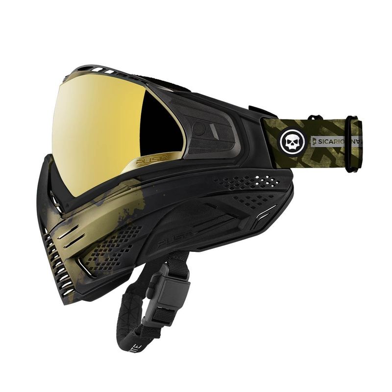 Push Paintball Unite Goggle - Infamous Gold Skull