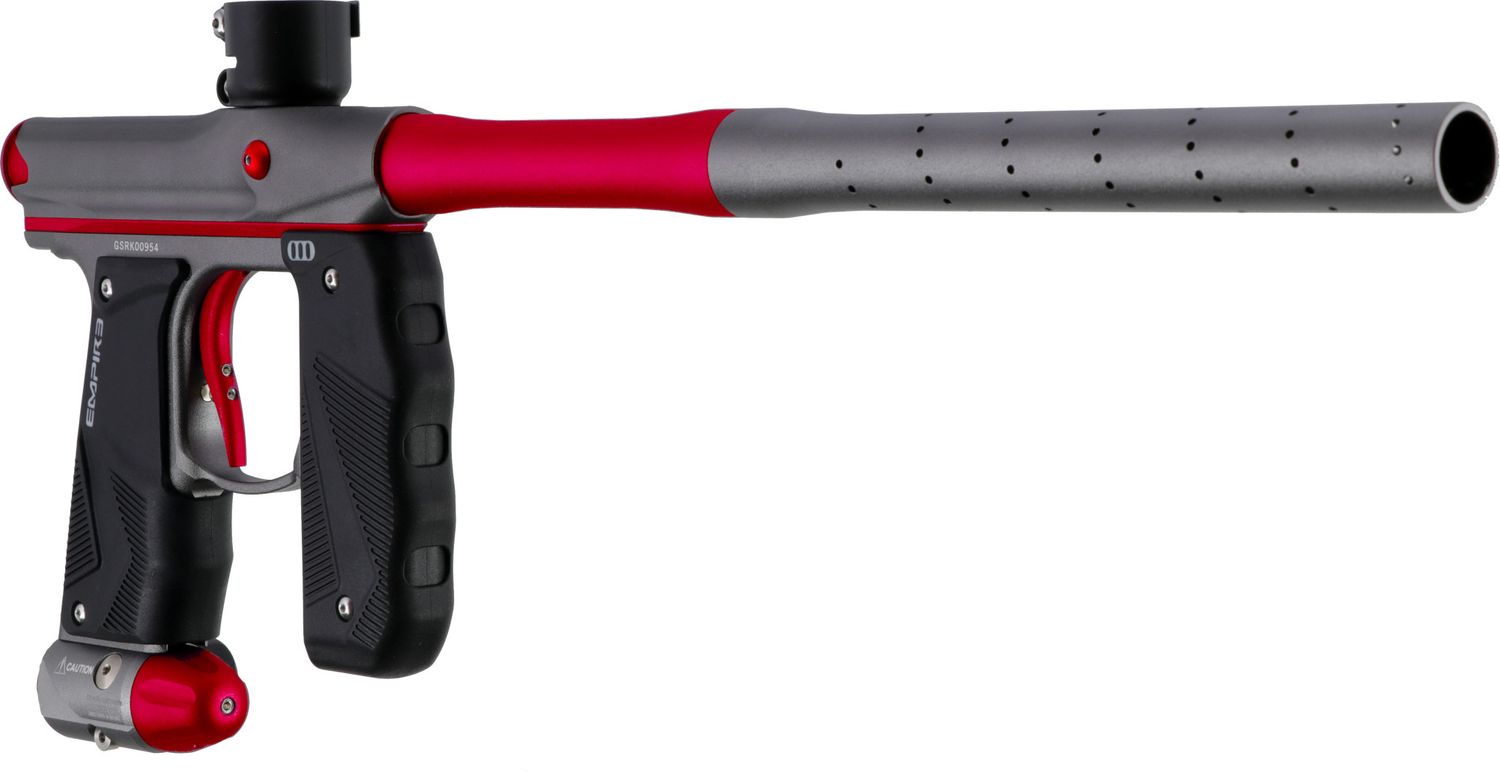 Empire Mini GS W/ 2 Piece Barrel- Dust Grey/ Red