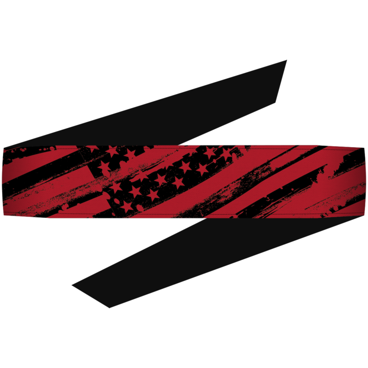 Dyzana Headband - Flag Red