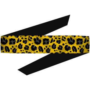 Dyzana Headband - Cheetah Yellow