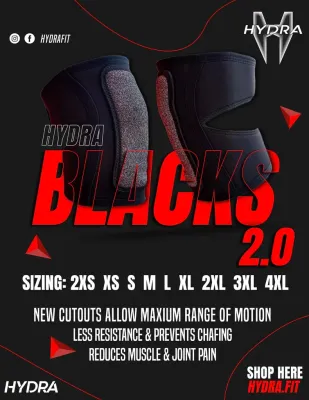 Hydra Black 2.0 Knee Pads Hydra Black 2.0 Knee Pads