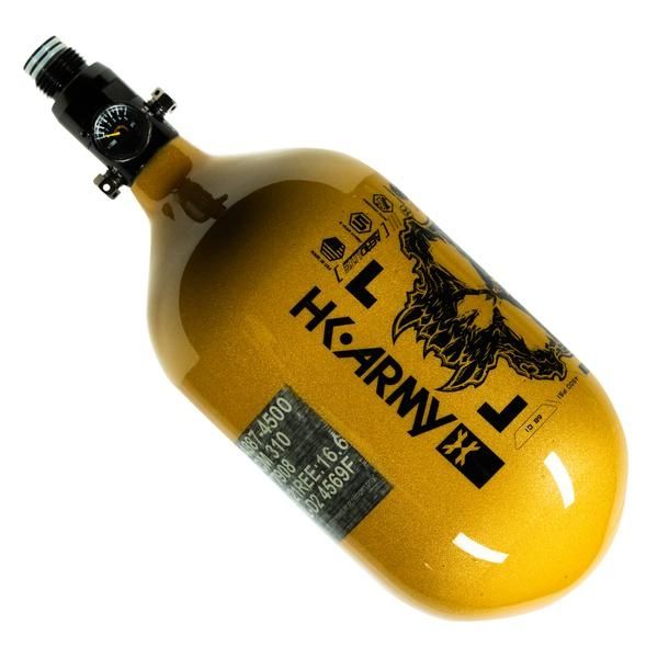 HK Army Compressed Air Tank Extra Lite 68 / 4500 - Doom Gold/ Black