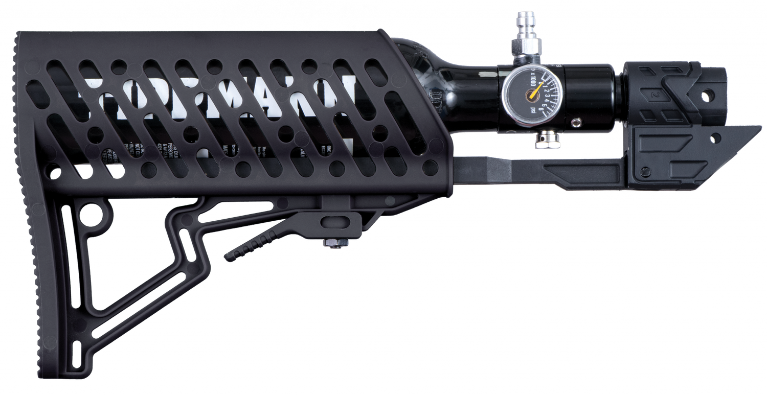 Tippmann TMC Air Thru Adjustable Stock Black