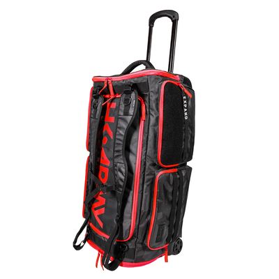 HK Army Expand Roller Gear Bag - Shroud Black/ Red