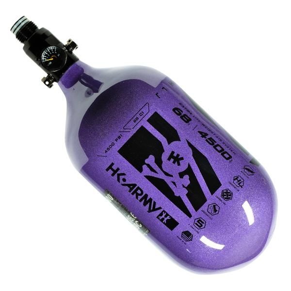 HK Army Compressed Air Tank Extra Lite 68 / 4500 - Slash Purple/ Black
