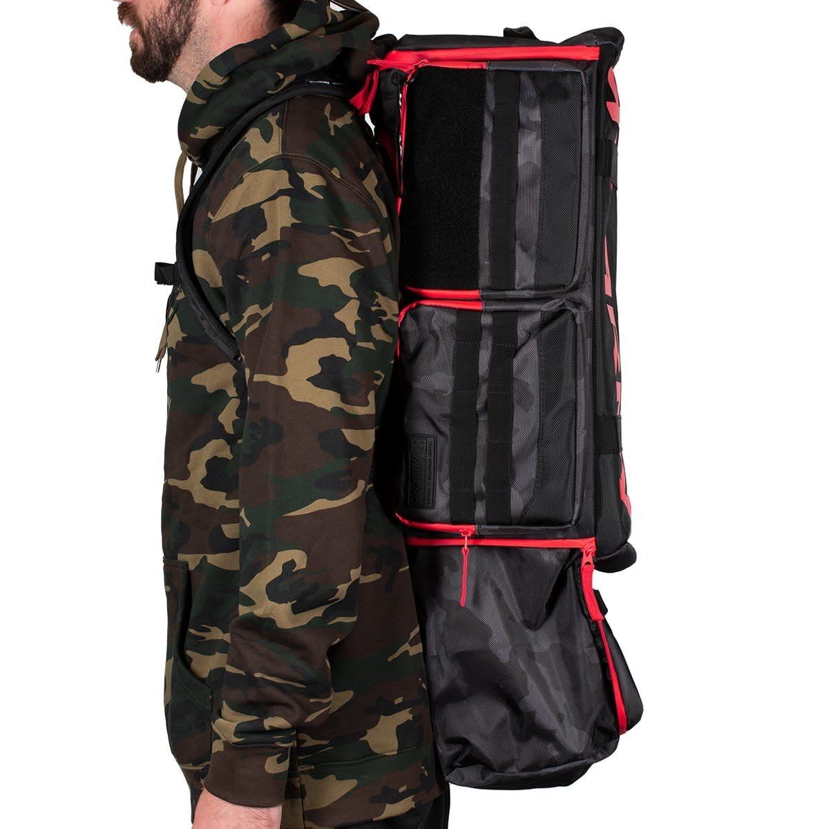 HK Army Expand Gear Bag Backpack - Shroud Black/ Red