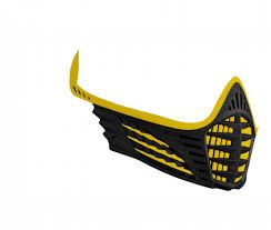 Virtue Vio Facemask Yellow/ Black