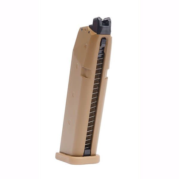 Umarex Airsoft Magazine - GLOCK 17, 18, 19, 19X GBB - Tan