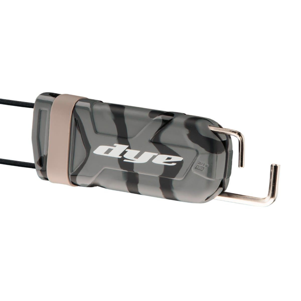 DYE Flex Barrel Sock - Twist Grey/ Black